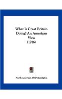 What Is Great Britain Doing? An American View (1916)
