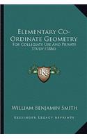 Elementary Co-Ordinate Geometry