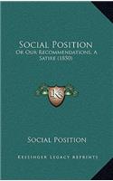 Social Position