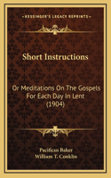 Short Instructions