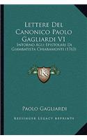 Lettere Del Canonico Paolo Gagliardi V1