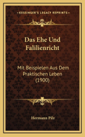 Das Ehe Und Falilienricht