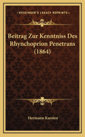 Beitrag Zur Kenntniss Des Rhynchoprion Penetrans (1864)