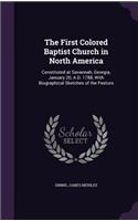 First Colored Baptist Church in North America