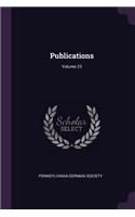 Publications; Volume 23
