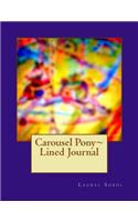 Carousel Pony Lined Journal