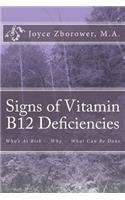 Signs of Vitamin B12 Deficiencies