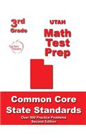 Utah 3rd Grade Math Test Prep: Common Core State Standards(English)