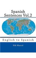 Spanish Sentences Vol.2