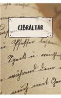 Gibraltar: Ruled Travel Diary Notebook or Journey Journal - Lined Trip Pocketbook for Men and Women with Lines
