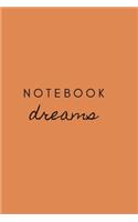 dreams journal writing ideas notebook planner list of goals making