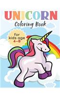 Unicorn Coloring Book For Kids Ages 4 - 8