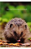 Dem Igel schmeckt's Notizbuch