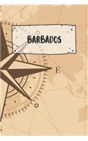 Barbados: Ruled Travel Diary Notebook or Journey Journal - Lined Trip Pocketbook for Men and Women with Lines