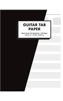 Guitar Tab Paper