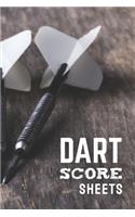 Dart Score Sheets