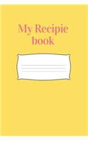 My Recipe Book - Blank Cookbook