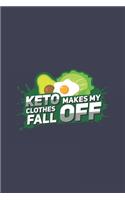 Keto Makes My Clothes Fall Off: Funny Avocado 2020 Planner - Weekly & Monthly Pocket Calendar - 6x9 Softcover Organizer - For Healthy Food And Nutrition Fan