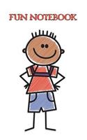 Fun Notebook: Boys Books - Mini Composition Notebook - Ages 6 -12 - Boys Notebook