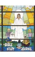 Bible Study Journal: Christian guide, notes, coloring pages, places for notes and more.