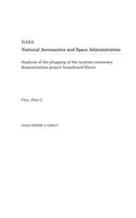 Analysis of the Plugging of the Systems Autonomy Demonstration Project Brassboard Filters