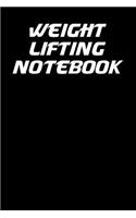 Weightlifting Notebook: 6x9 Fitness Journal with One Rep Bench Press Chart and Blank Lined Paper