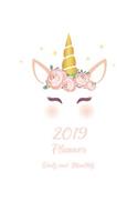 2019 Planner Daily and Monthly: Planner Calendar January 2019 to December 2019 to Do List Target Setting Summarize