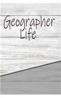 Geographer Life: Personalized Weekly Action Planner, Featuring 120 Pages 6x9