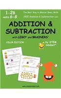 Addition & Subtraction with Lego and Brainers Grades 1-2b Ages 6-8 Color Edition