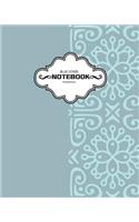 Blue Flower Notebook