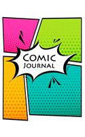 Comic Journal: Comic Panel Book Strip, Comic Book Drawing, Design Sketchbook Journal, Artists Notebook, Blank Book Strips Cartoon, Templates 4 Panel