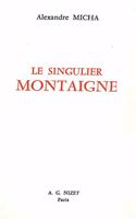 Le Singulier Montaigne