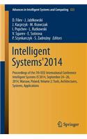 Intelligent Systems'2014