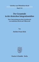 Der Gesamtakt in Der Deutschen Integrationslehre