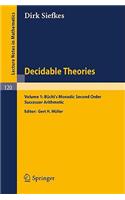 Decidable Theories