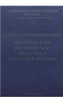 Hinweis- und Belehrungspflichten des Versicherers