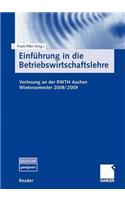 Einfuhrung in die Betriebswirtschaftslehre