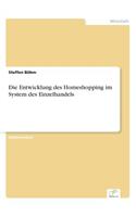 Entwicklung des Homeshopping im System des Einzelhandels