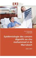 Epidémiologie Des Cancers Digestifs Au Chu Mohammed VI de Marrakech