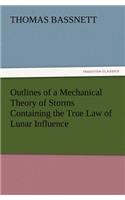 Outlines of a Mechanical Theory of Storms Containing the True Law of Lunar Influence