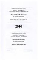 Reports of Judgments, Advisory Opinions and Orders: Frontier Dispute (Burkina Faso V. Niger) Order of 14 September 2010