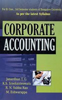 Corporate Accounting B.Com. 3rd Sem. Bangalore