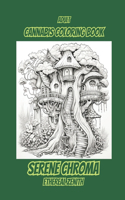 Adult Cannabis Coloring Book: "Serene Chroma: Ethereal Zenith"