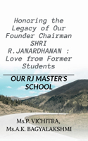 Honoring the Legacy of Our Founder Chairman SHRI R.JANARDHANAN: Love from Former Students: RJ MASTER'S SCHOOL
