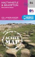 Haltwhistle & Brampton, Bewcastle & Alston: (086 OS Landranger Active Map)