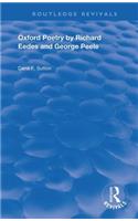 Oxford Poetry by Richard Eedes and George Peele