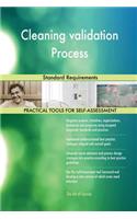 Cleaning validation Process Standard Requirements