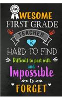 An Awesome First Grade Teacher is Hard to Find