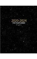 Five year planner 2020-2024 at a glance: for planning ahead business holiday family medical visits anniversaries work schedules booking entertainment scheduling of appointments events