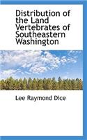 Distribution of the Land Vertebrates of Southeastern Washington